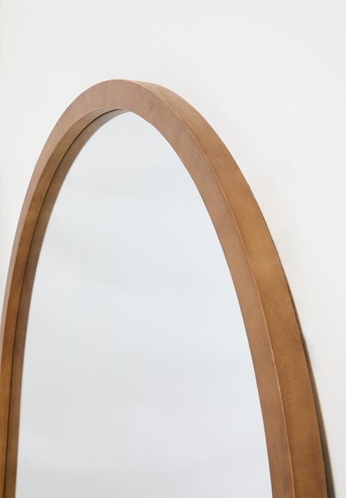 Sixth Floor - Wooden Arch Large Full Length Mirror - Natural