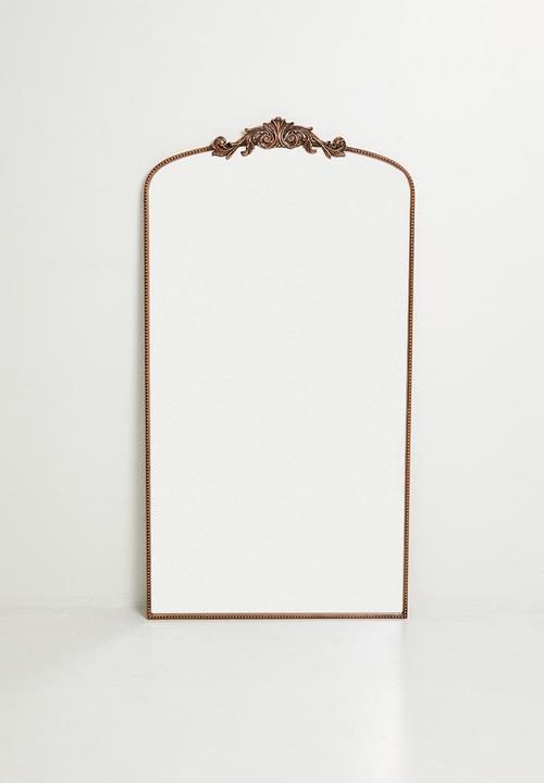 Full Length Metal Antique Mirror - Natural