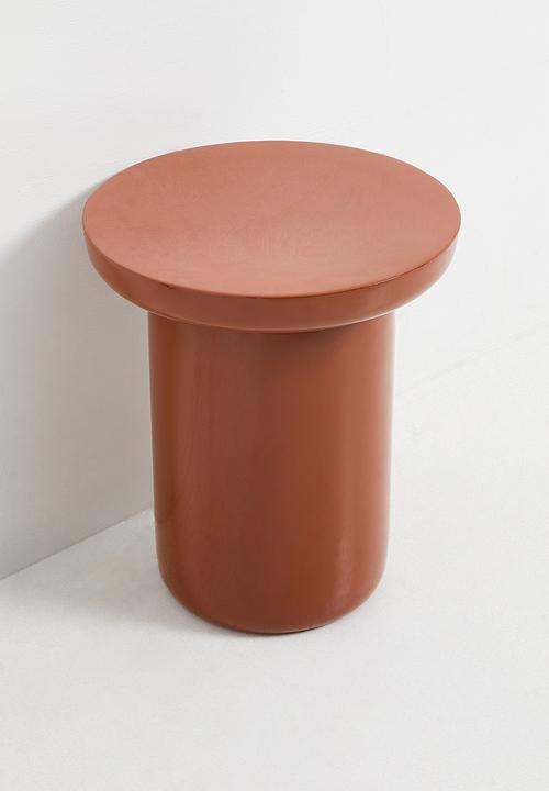 Sixth Floor - Poppy side table - rust