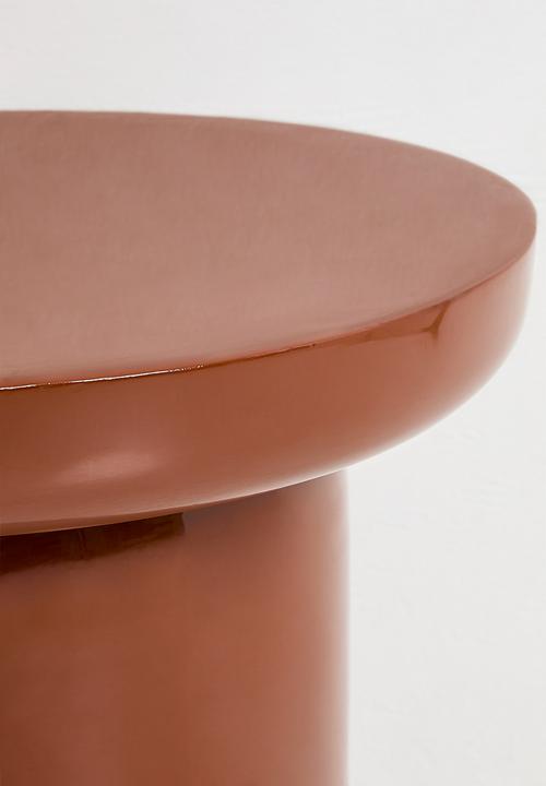 Sixth Floor - Poppy side table - rust