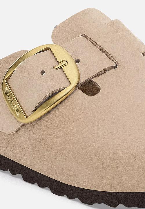 Boston Big Buckle regular leather - sandcastle