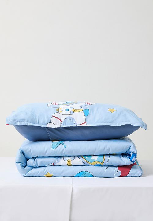 Pop Candy - Astro themed duvet cover set - light blue