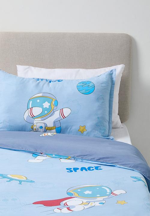 Pop Candy - Astro themed duvet cover set - light blue