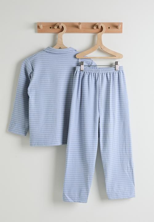 Pop Candy - Collared tee & pants pj set - sage green