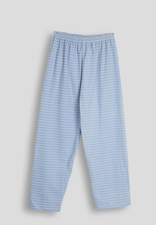 Pop Candy - Collared tee & pants pj set - sage green
