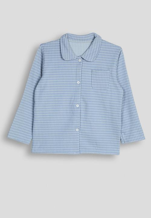 Pop Candy - Collared tee & pants pj set - sage green