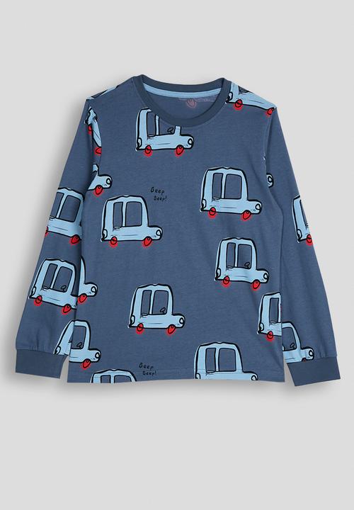 Pop Candy - Pj set - bahama blue/car aop