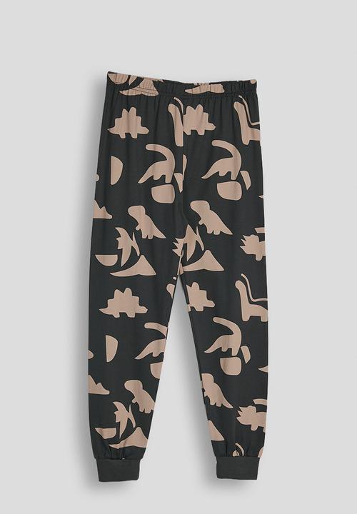Pop Candy - Pj set - dark grey/dino multi