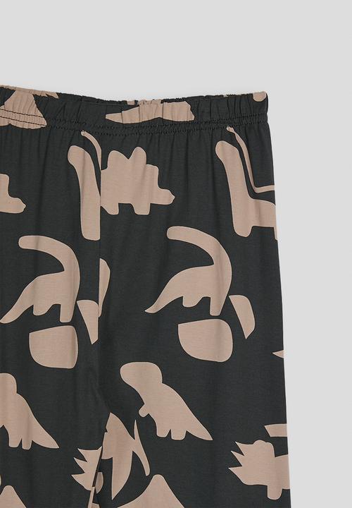Pop Candy - Pj set - dark grey/dino multi
