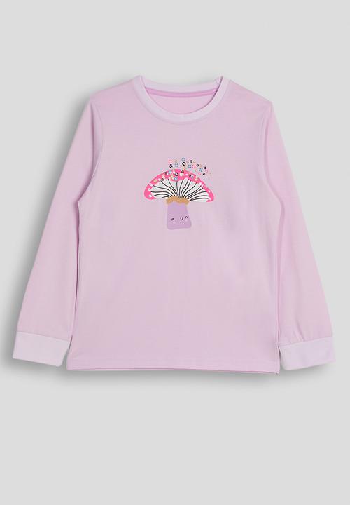 Pop Candy - Mushroom placement & aop pj set - pink