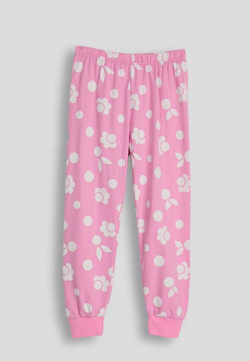 Pop Candy - Mushroom placement & aop pj set - pink