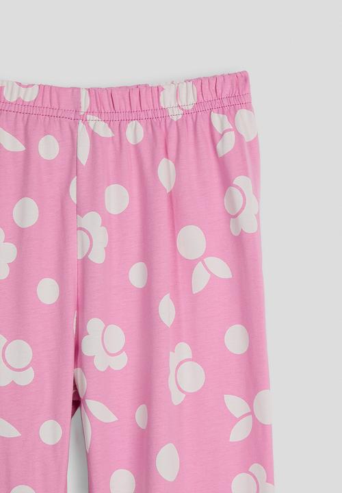 Pop Candy - Mushroom placement & aop pj set - pink