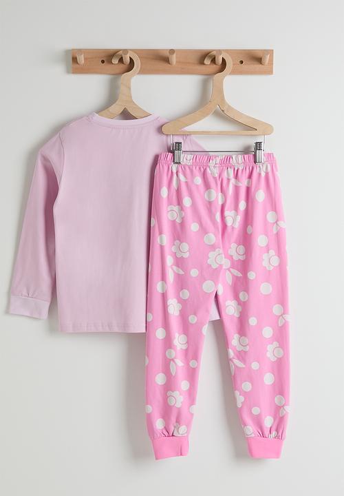 Pop Candy - Mushroom placement & aop pj set - pink
