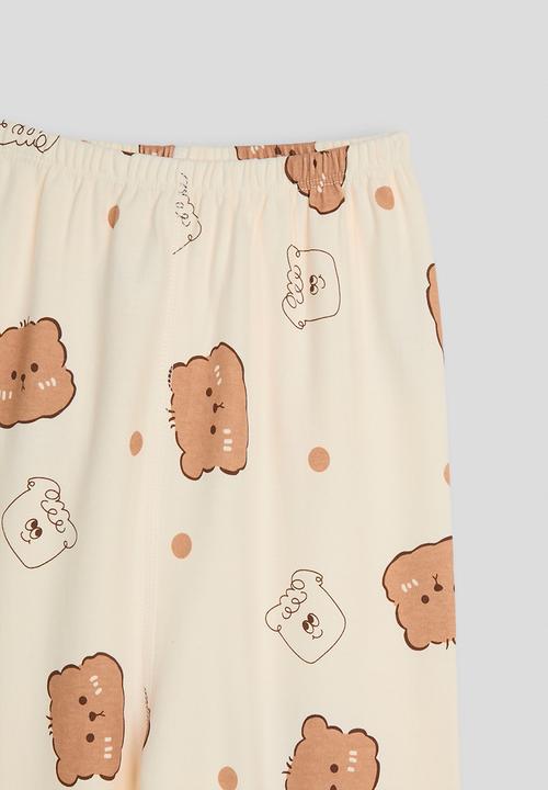 Pop Candy - Pj set - cream/bear multi