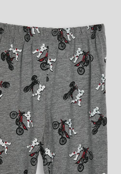 Pop Candy - Pj set - grey/bike aop