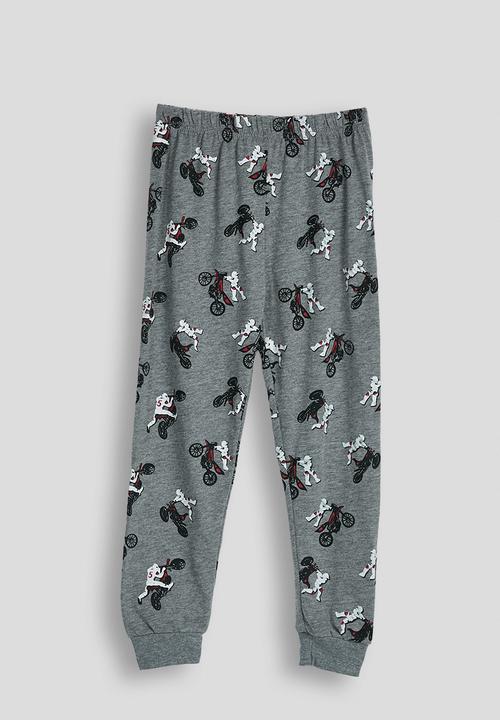 Pop Candy - Pj set - grey/bike aop