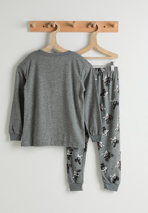 Pop Candy - Pj set - grey/bike aop