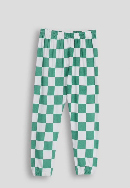 Pop Candy - Pj set - green/checkerboard