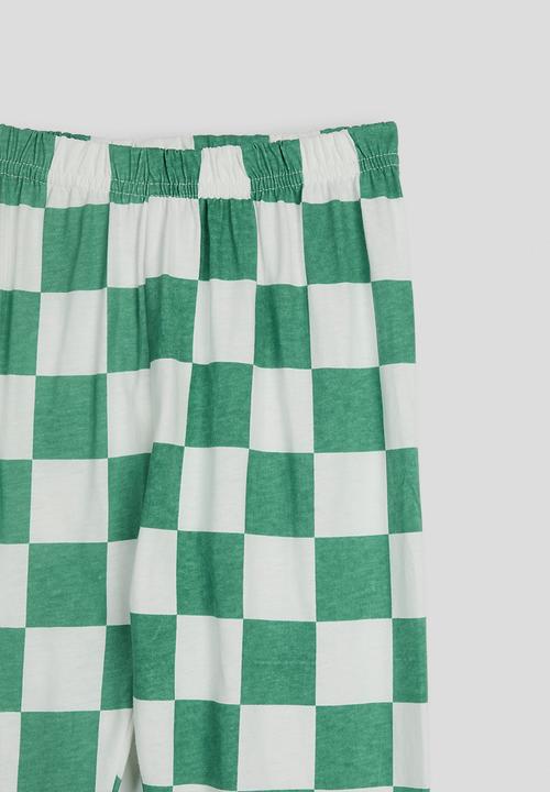 Pop Candy - Pj set - green/checkerboard