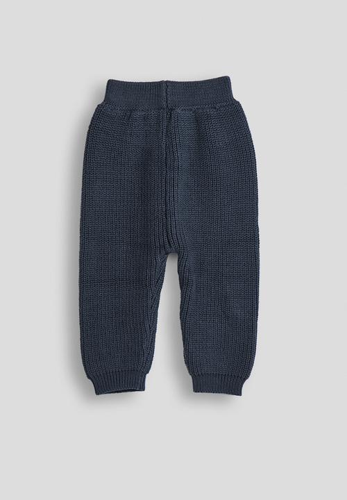 Pop Candy - Ribbed knit cardigan & joggers - navy