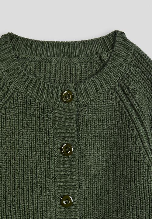 Pop Candy - Knit cardigan & joggers - fern green