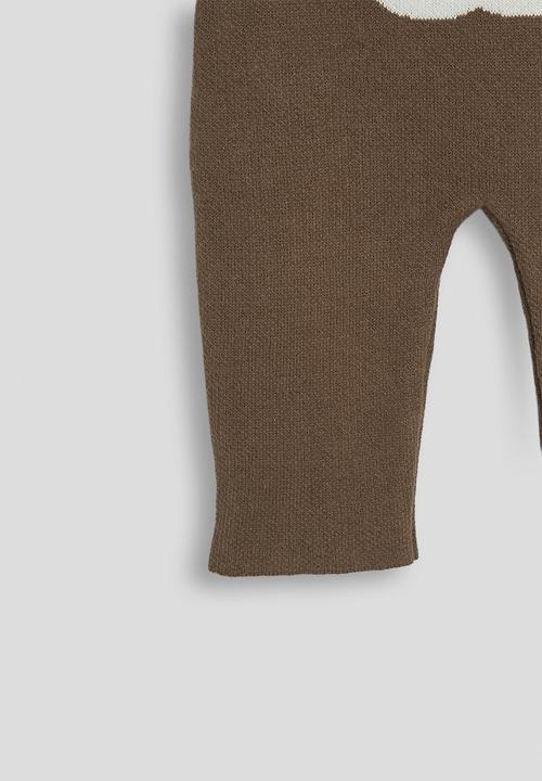 Pop Candy - Knit romper - cream/brown