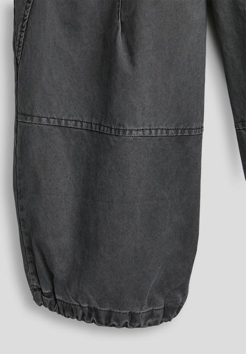 Pop Candy - Arrow seamed wide leg pants - charcoal