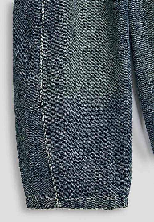 Pop Candy - Panelled wide leg jeans - blue