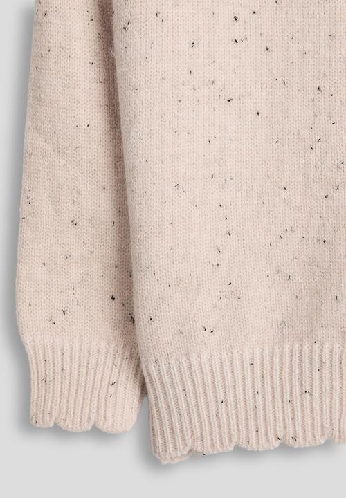 Pop Candy - Marled wool-blend cardigan - pale pink