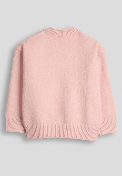 Pop Candy - Embellished knit sweater - light pink