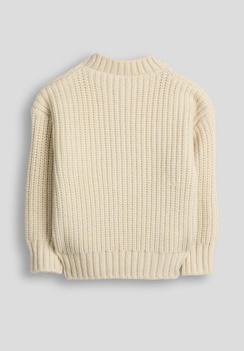 Pop Candy - Pom pom knit jumper - light beige