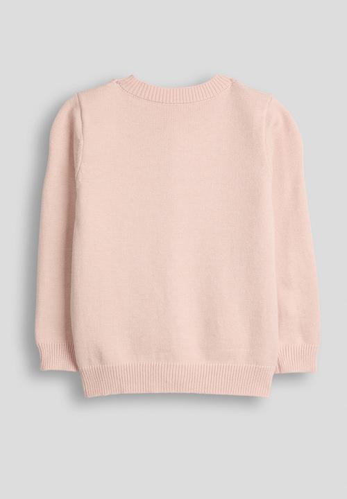 Pop Candy - Pearl buttoned cardigan - light blush