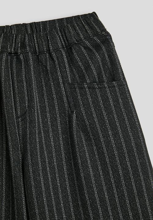 Pop Candy - Wide leg pants - black/stripes
