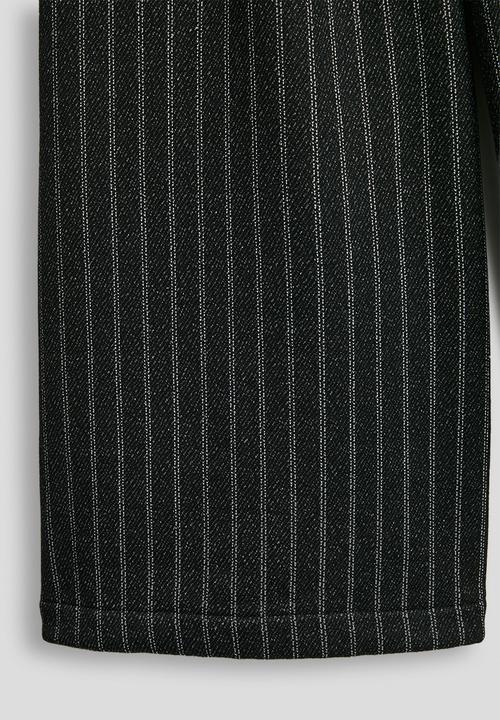 Pop Candy - Wide leg pants - black/stripes