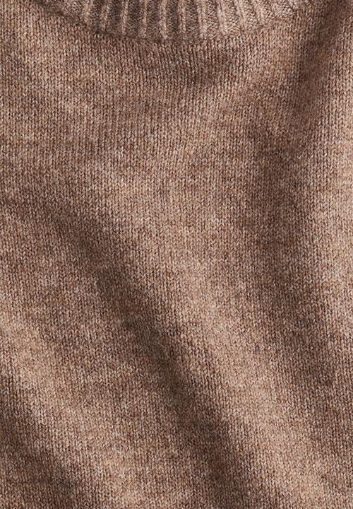 H&M - Short-sleeved jumper - dark beige