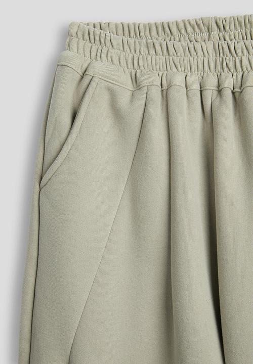 Pop Candy - Dart detailed joggers - sage green