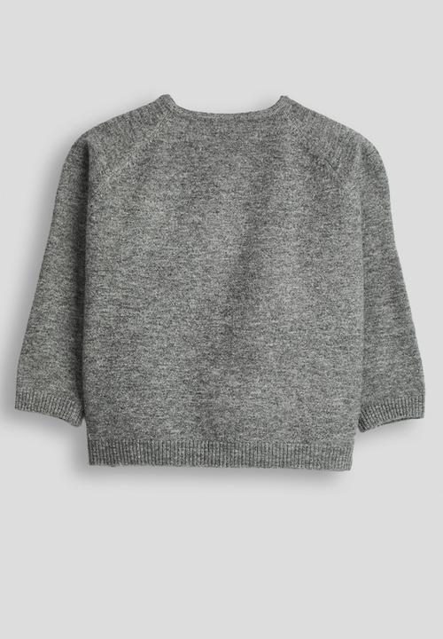 Pop Candy - Melange raglan sleeve cardigan - grey