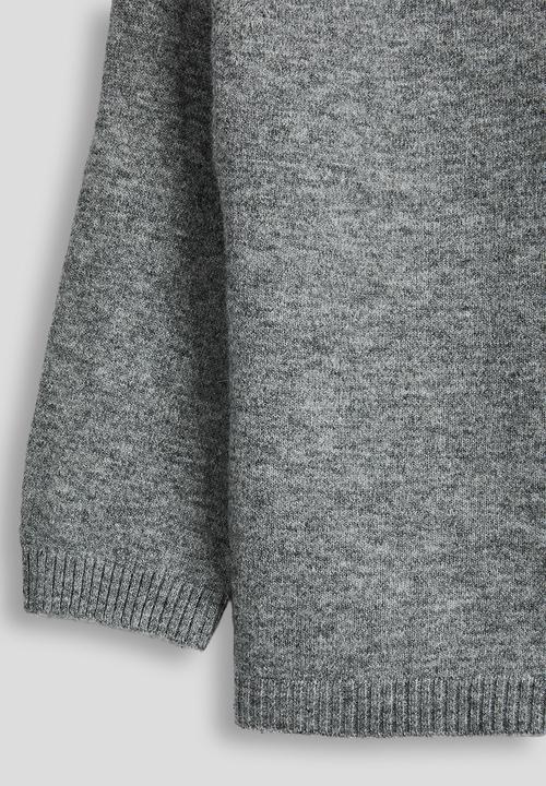 Pop Candy - Melange raglan sleeve cardigan - grey