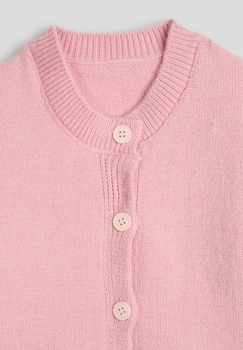 Pop Candy - Pearl buttoned cardigan - pink