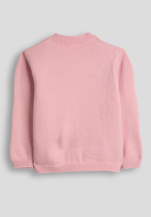 Pop Candy - Pearl buttoned cardigan - pink