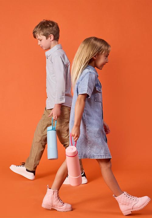 b.box - Insulated Flip Top Bottle 690ml - Pink Paradise