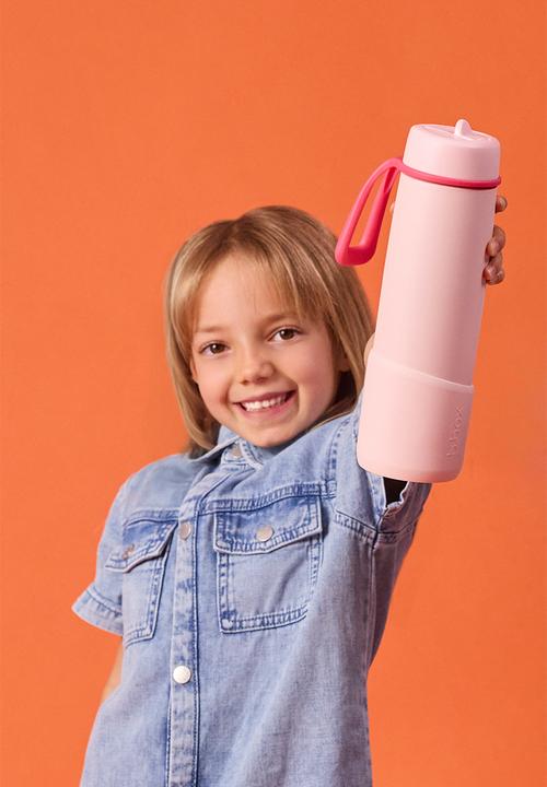 b.box - Insulated Flip Top Bottle 690ml - Pink Paradise