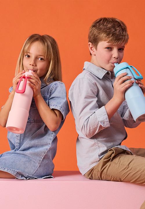 b.box - Insulated Flip Top Bottle 690ml - Pink Paradise
