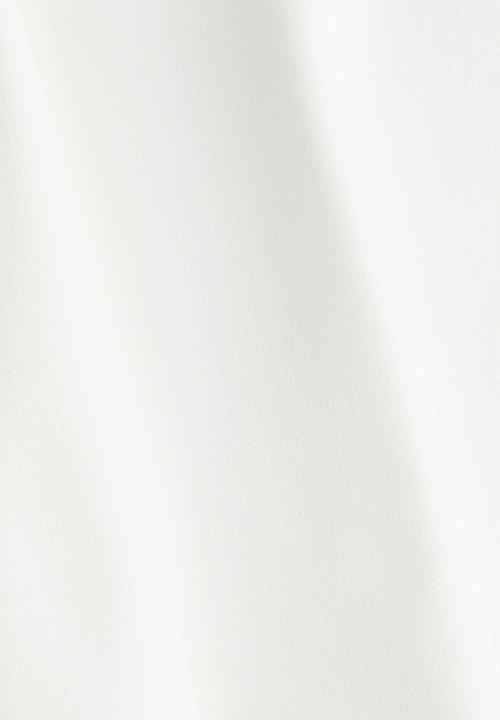 H&M - Bandeau peplum top - white