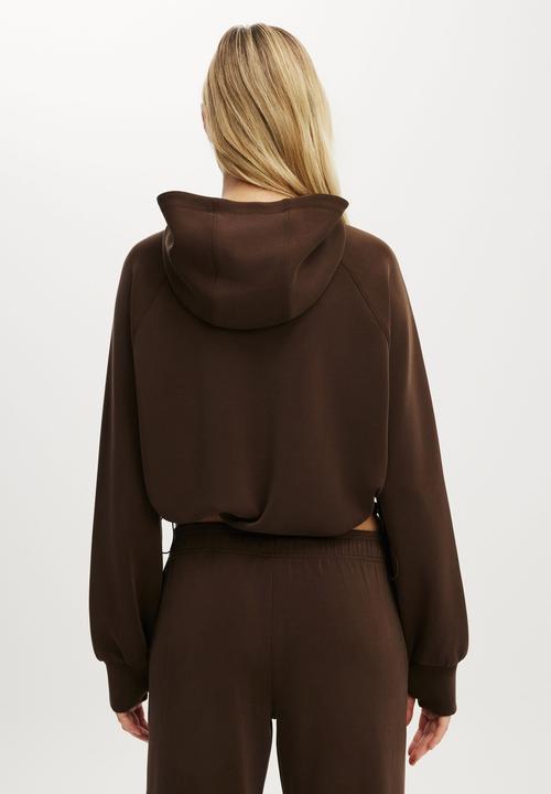 Cotton On - Ultimate Soft Hooded Jacket - French Roast