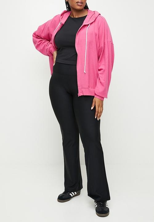 Cotton On - Plus Light Weight Super Soft Hooded Zip Through - Raspberry Sorbet