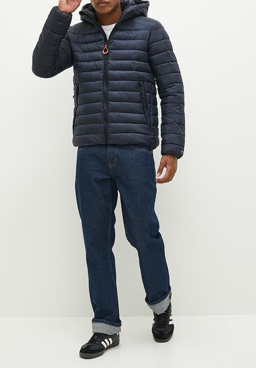 Superdry. - Hooded fuji sport padded jkt - eclipse navy
