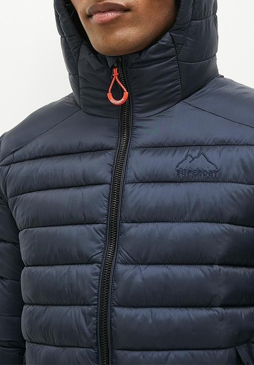 Superdry. - Hooded fuji sport padded jkt - eclipse navy