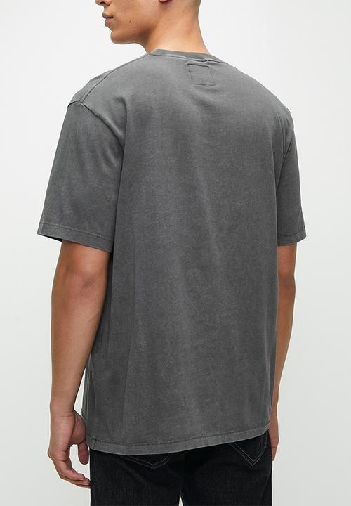 Superdry. - Athletic Ess Tee - Charcoal