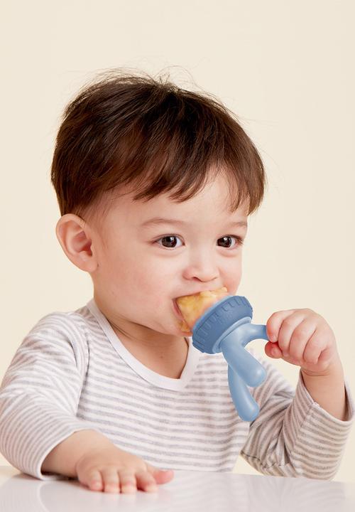 b.box - Silicone Fresh Food Feeder - Lullaby Blue